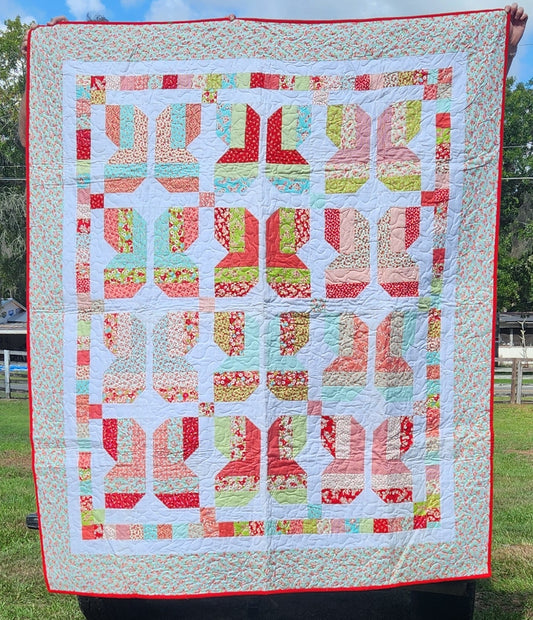 Handmade Butterfly Quilt