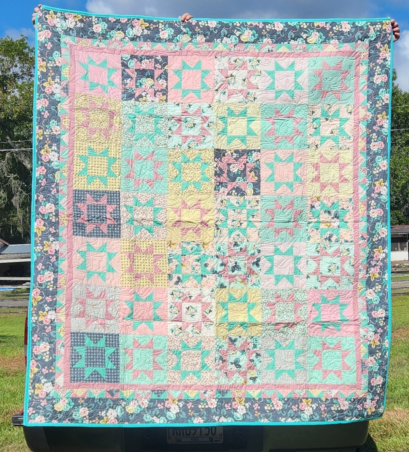 Handmade Popstar Quilt