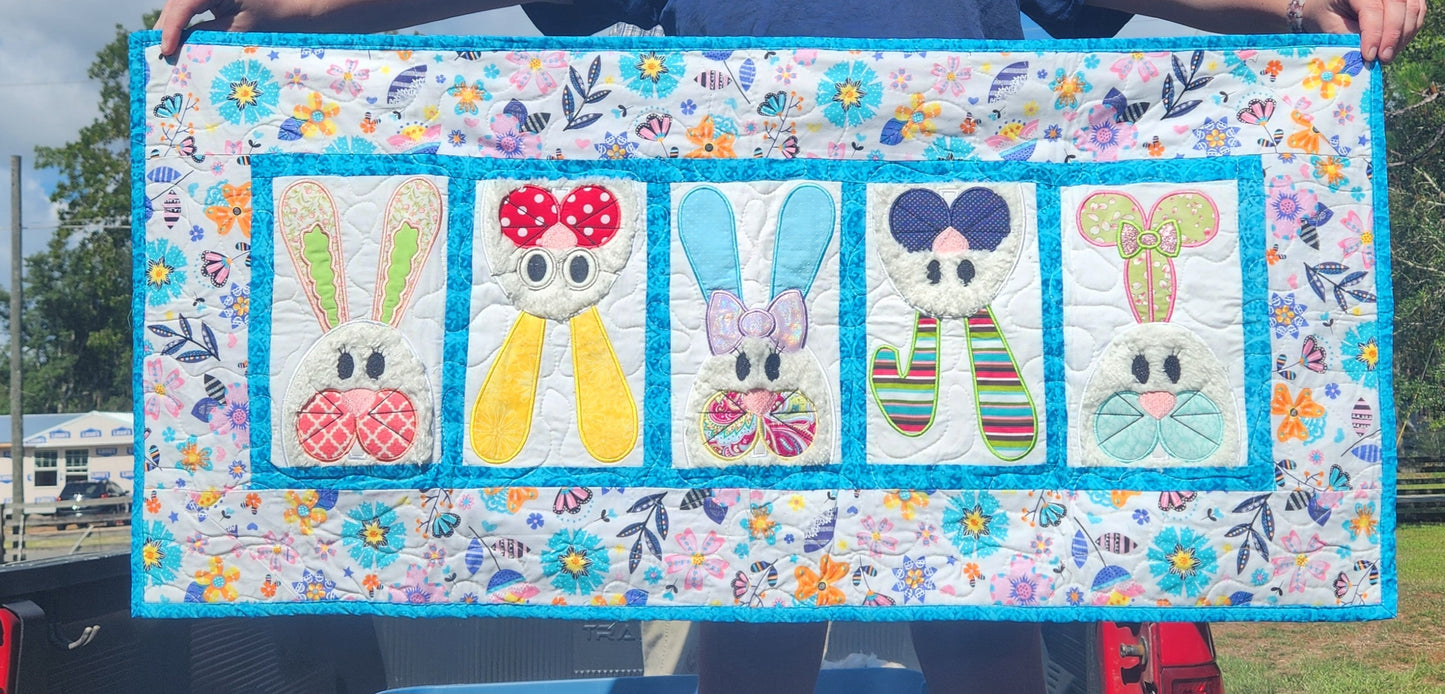 Handmade Bunny Table Runner