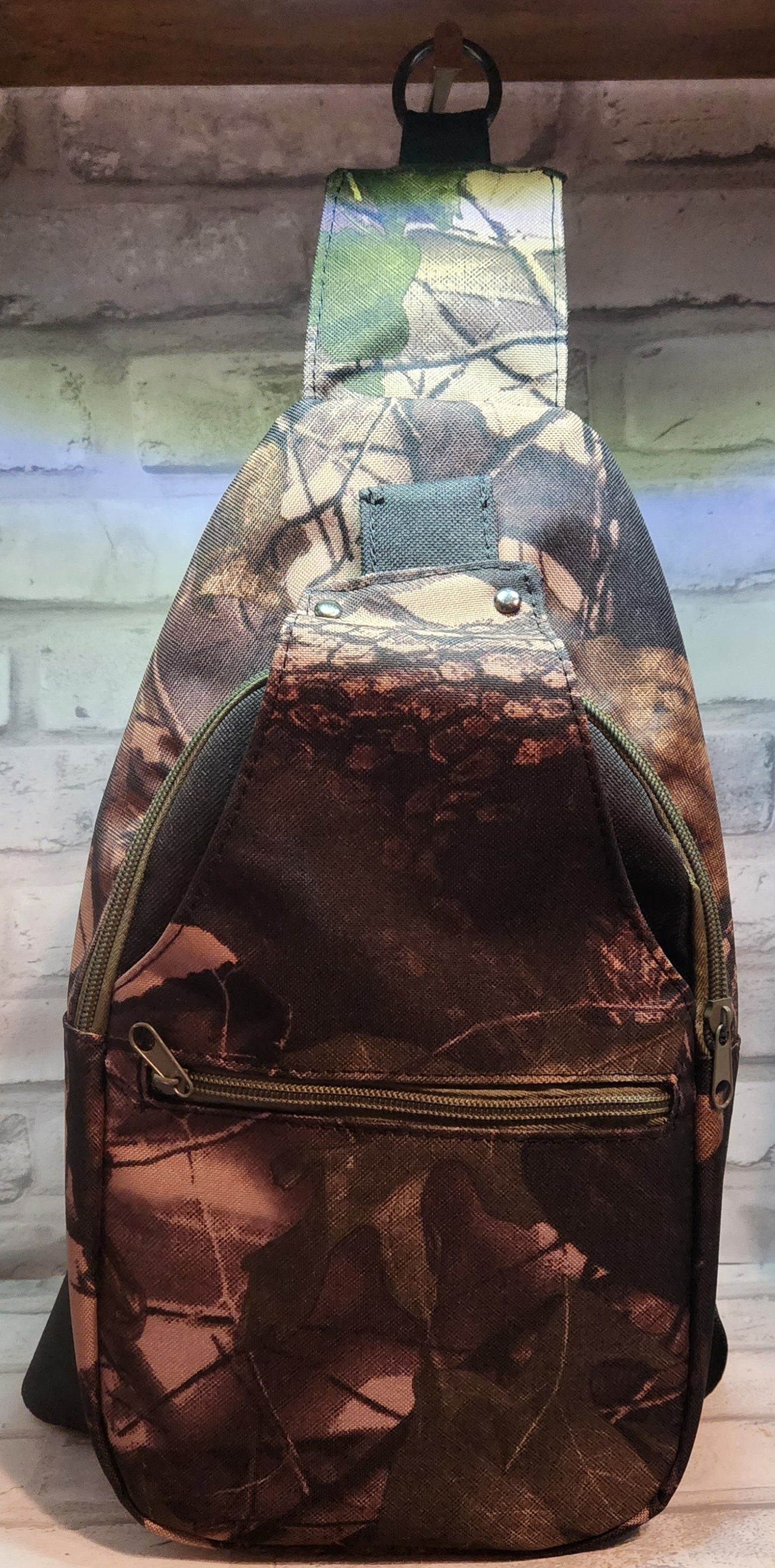 Camo Crossbody/Backpack Bag