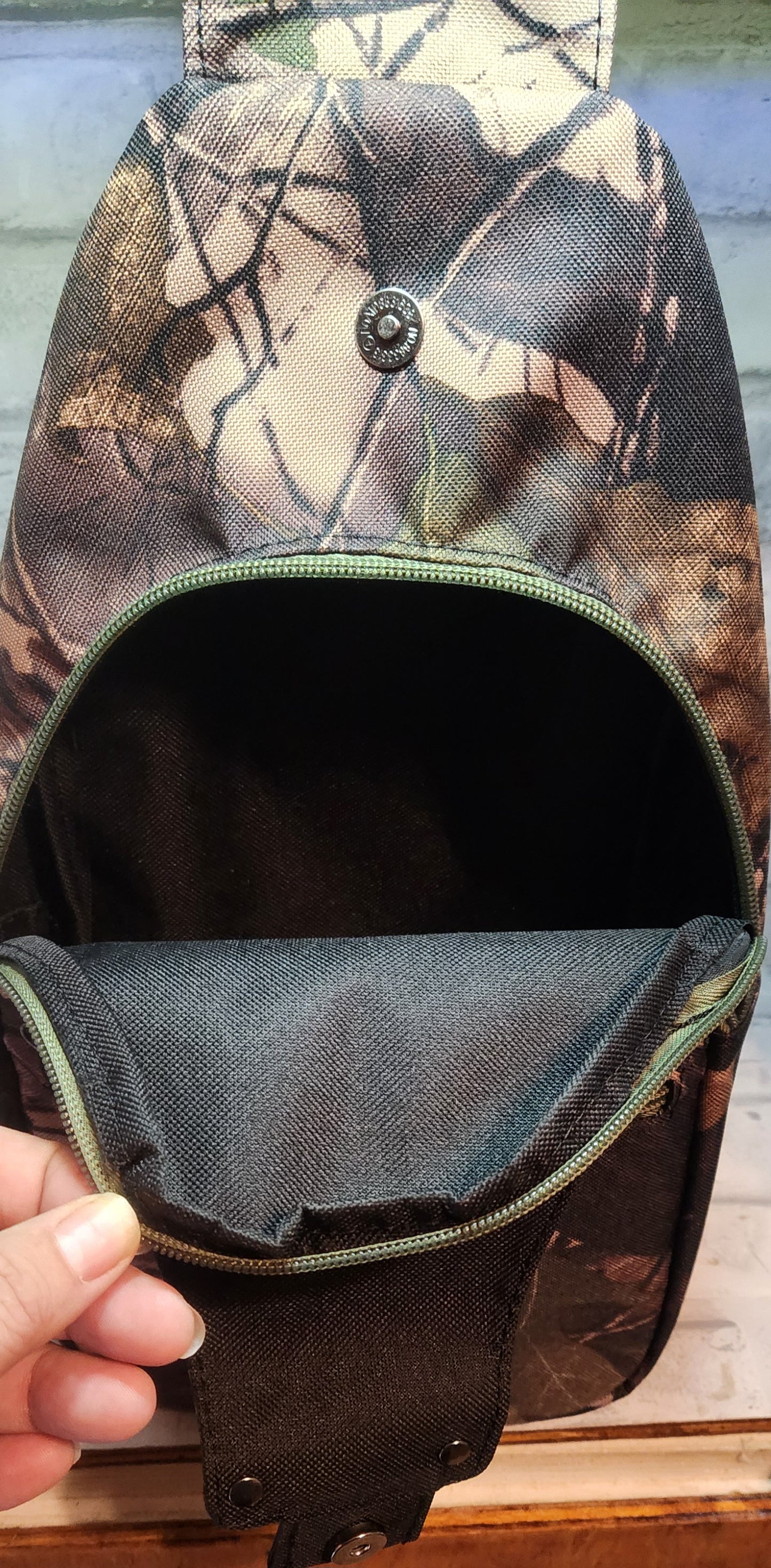 Camo Crossbody/Backpack Bag